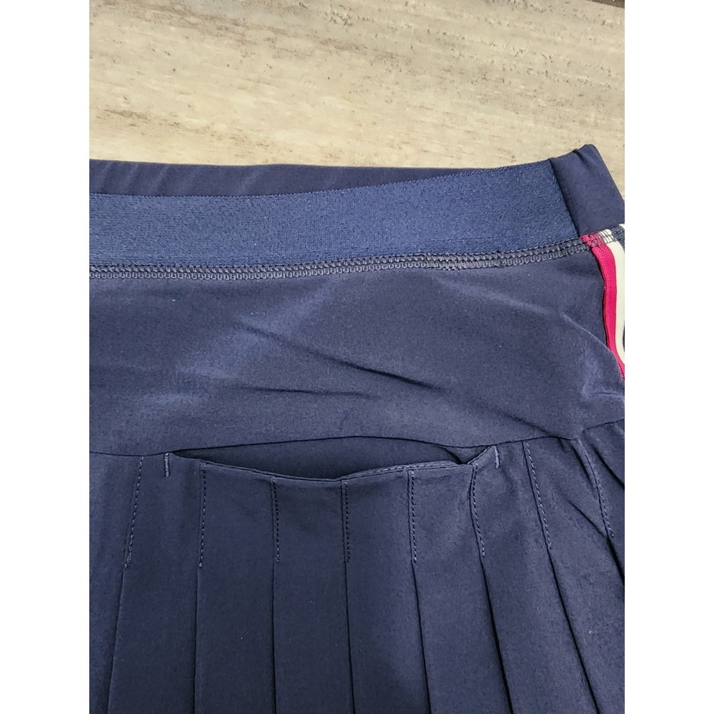 RLX Ralph Lauren Performance Fabric Wrap Skirt Golf Concept 1 Navy - Picture 6 of 11